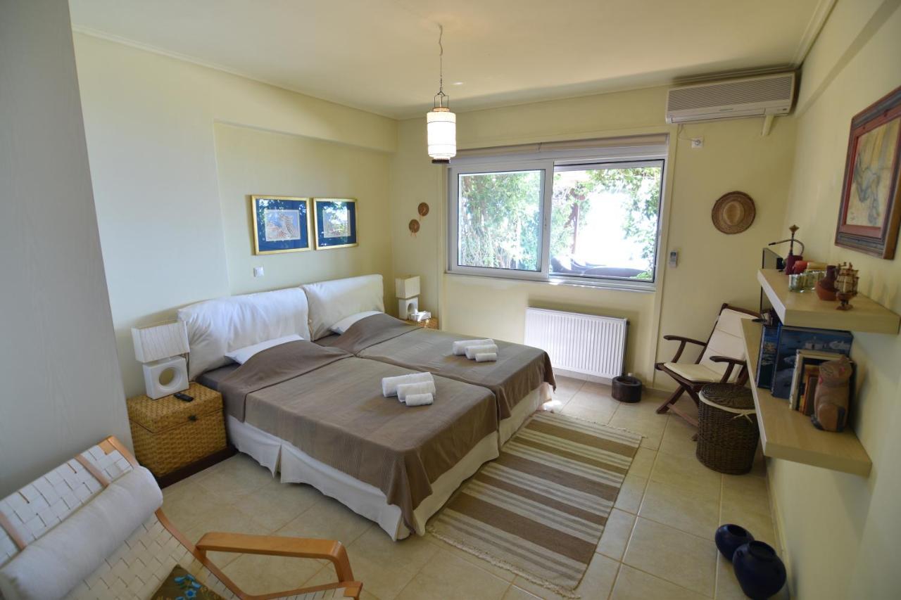 Blue Bay View - Beach House Vathirrevma Ngoại thất bức ảnh